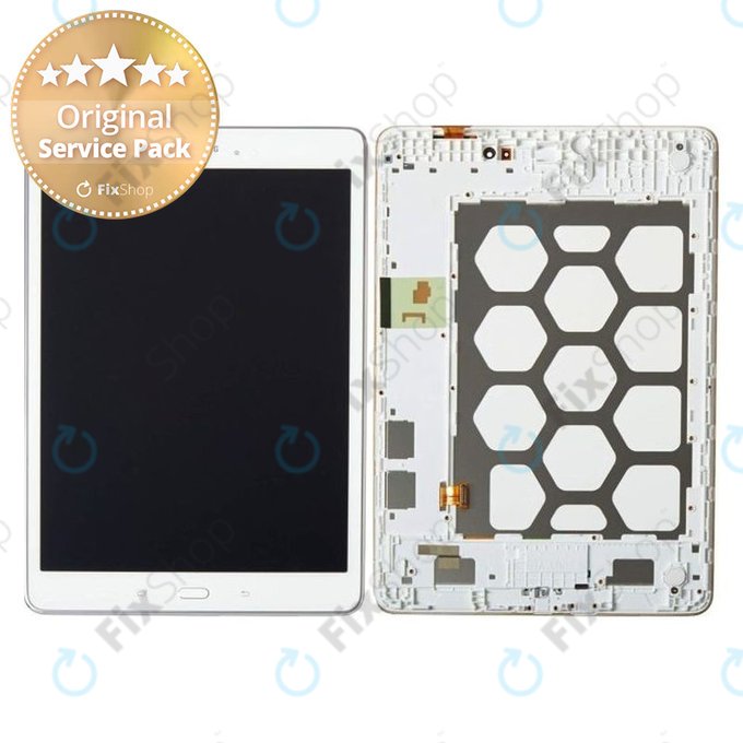 Samsung Galaxy Tab A 9.7 T550 - Écran LCD + Ecran Tactile + Cadre (Blanc) - GH97-17400C Genuine Service Pack