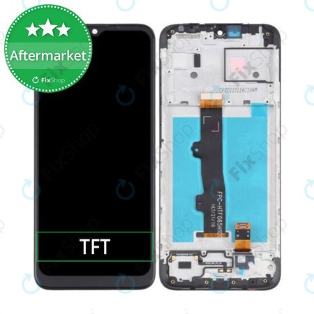 Motorola Moto E7 Power XT2097, E7i Power - Écran LCD + Écran Tactile + Cadre (Noir) TFT