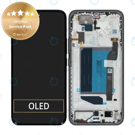 Écran pour Xiaomi Redmi Note 15 Pro+ 5G, Midnight Black, Tactile avec cadre, 5600260P16U00, Genuine Service Pack