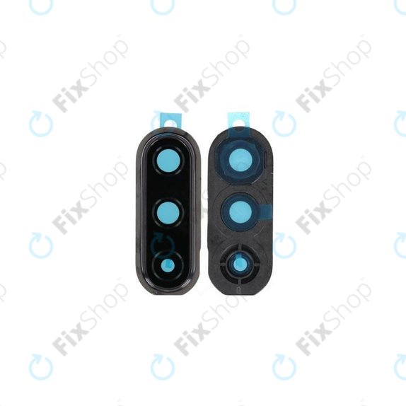 OnePlus Nord CE 5G - Cadre en verre pour caméra arrière (encre charbon) - 1071101096 Genuine Service Pack