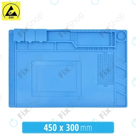 Sunshine S-160 - ESD Tapis en Silicone Antistatique Résistant à la Chaleur - 45 x 30cm