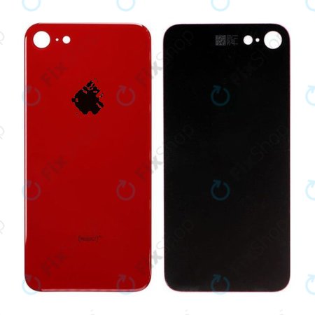 Apple iPhone 8 - Verre du boîtier arrière (Rouge)