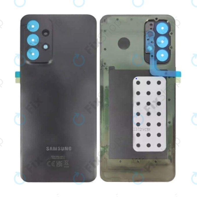 Samsung Galaxy A23 A236B - Cache batterie (noir génial) - GH82-29489A Genuine Service Pack
