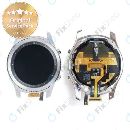 Samsung Gear S3 Classic R770 - Écran LCD + Écran Tactile + Cadre (Argent) - GH97-19608A Genuine Service Pack