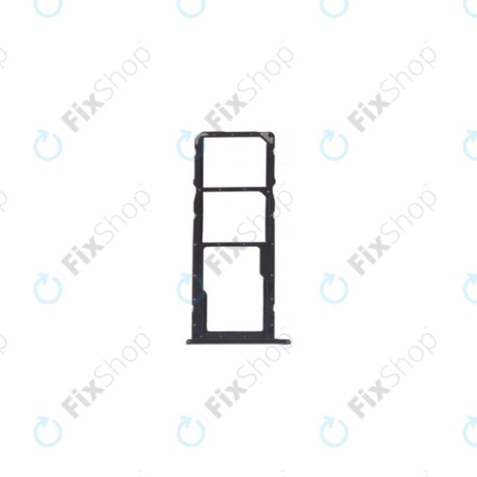 Huawei Y6 2018 - Tiroir SIM/SD (Noir) - 97070TRA