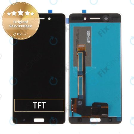 Nokia 6 - Écran LCD + Écran Tactile - 20PLEBW0001 Genuine Service Pack