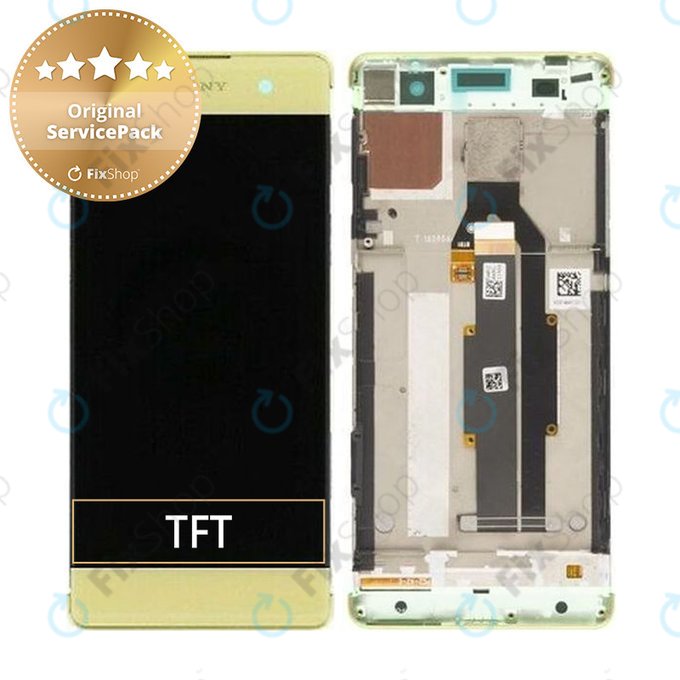 Sony Xperia XA F3111 - Écran LCD + Écran tactile + Cadre (Or) - 78PA3100020 Genuine Service Pack