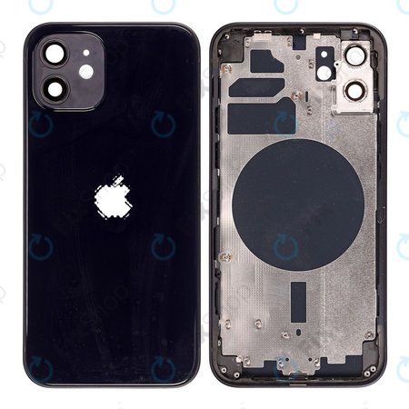 Apple iPhone 12 - Boîtier arrière (Noir)