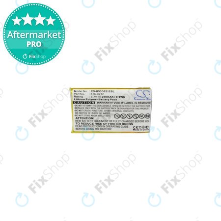 Apple iPod Shuffle (1ère génération) - Batterie 616-0212 250mAh HQ