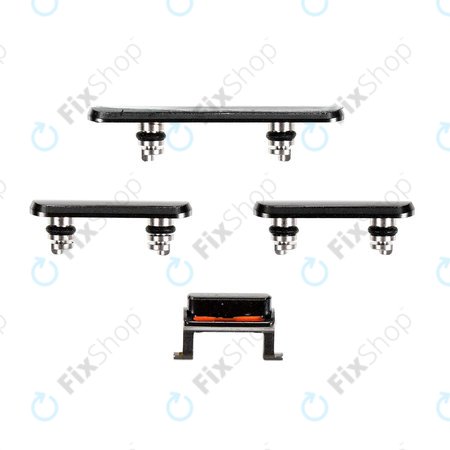 Apple iPhone XS - Ensemble de boutons latéraux - Alimentation + Volume + Muet (Gris sidéral)