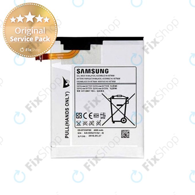 Samsung Galaxy Tab 4 7.0 T230, T231 - Batterie EB-BT230FBE 4000mAh - GH43-04176A Genuine Service Pack