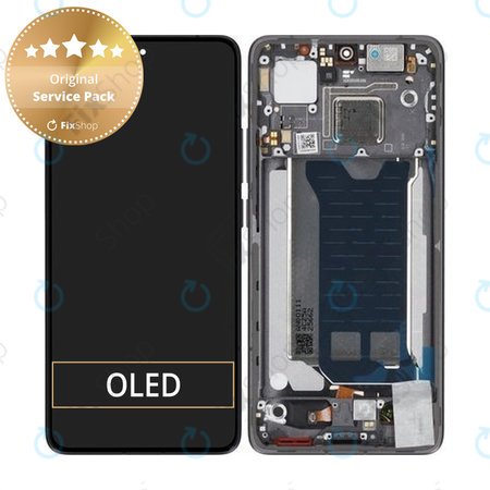 Xiaomi Poco F7 Pro 5G - Écran LCD + Écran tactile + Cadre (Black) - 56002300O1100 Genuine Service Pack