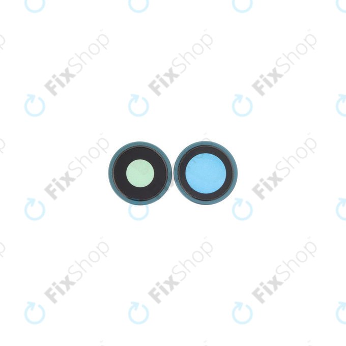 Apple iPhone 16, 16 Plus - Cadre d'objectif de caméra arrière (Teal) - 2pcs