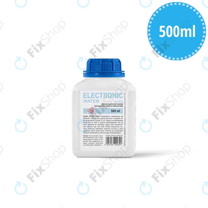 Eau déminéralisée pour électronique, 500 ml