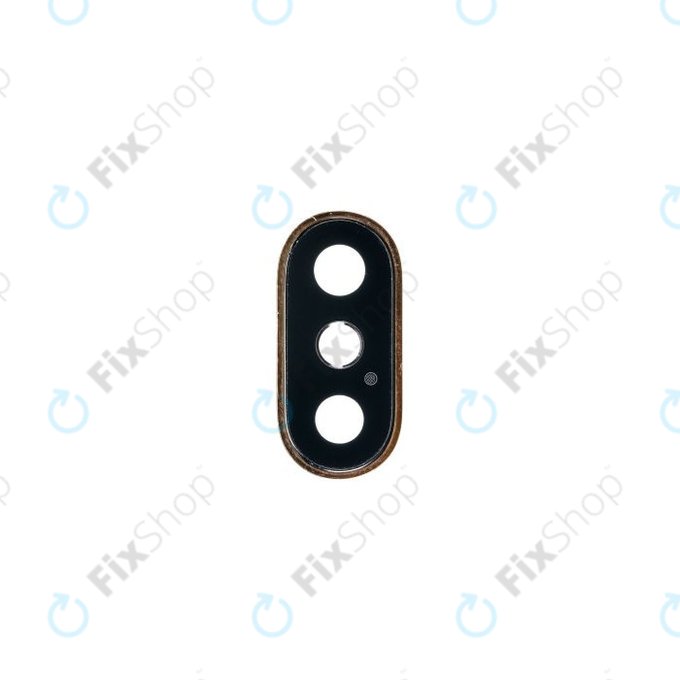 Apple iPhone XS Max - Objectif d'appareil photo + cadre (Or)