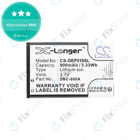 Batterie pour Doro 1360, 900mAh, Li-ion, 3.7V, DBC-800A, HQ