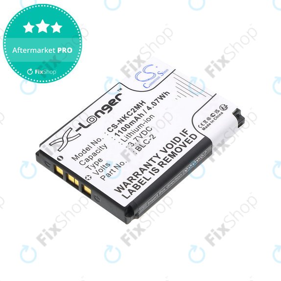 Batterie pour Nokia 3310, 3330, 1220, 1260, 3560, 5510, 6650, 6800, BLC-2, Li-ion, 3.7V, 1100mAh, HQ