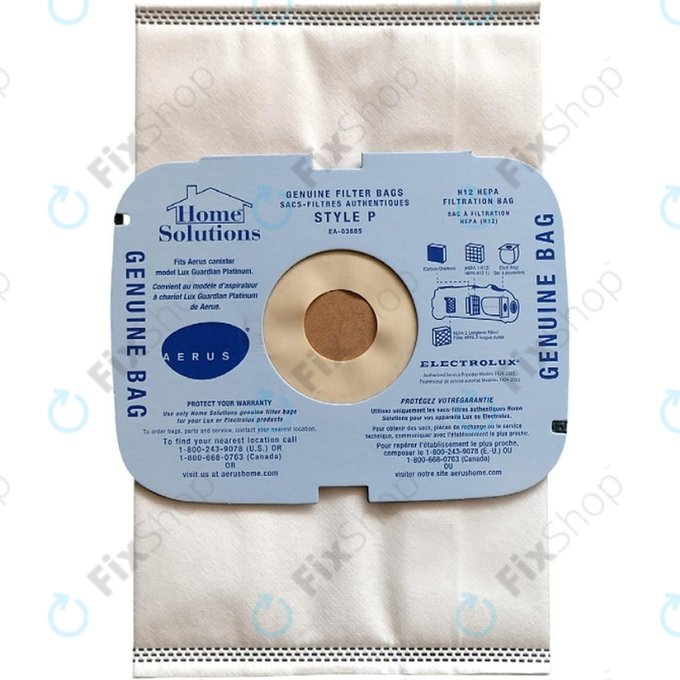 Electrolux, Aerus - Sac a poussiere (Style-P)