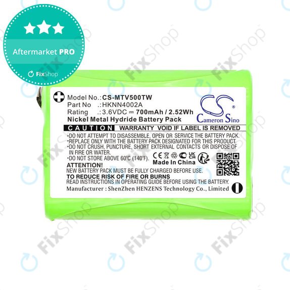 Batterie pour Motorola Talkabout T280, T200, T82, T82 Extreme, 700mAh, Ni-MH, 3.6V, HKNN4002A, HQ