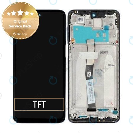 Xiaomi Redmi Note 9 Pro - Écran LCD + Ecran Tactile + Cadre (Blanc Glacier) - 560002J6B200 Genuine Service Pack