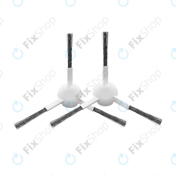 Brosse latérale, 2 pièces, Blanche pour Xiaomi Mi Robot Vacuum S20+, S10+, X20+, X10+
