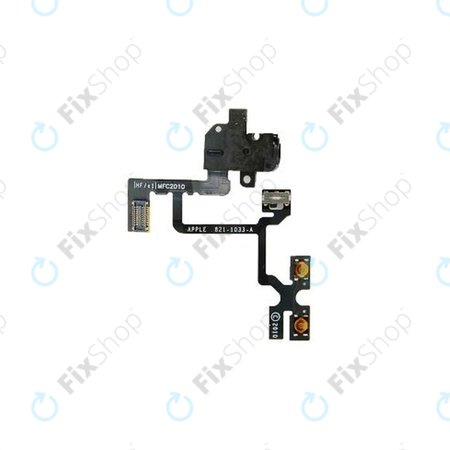 Apple iPhone 4 - Nappe du bouton de volume (Noir)