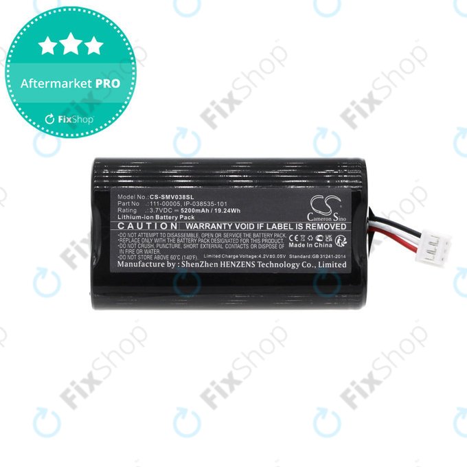 Batterie pour Sonos Roam, 5200mAh, Li-Ion, 3.7V, 111-00005, HQ