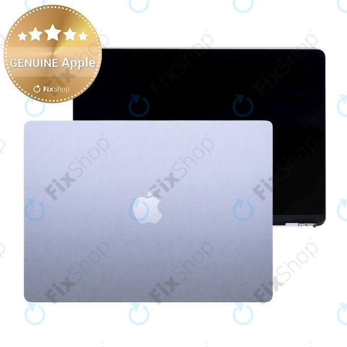 Écran LCD pour MacBook Air 13", A3240 (2025), avec vitre avant et couvercl, Sky Blue, 661-50106, Genuine Apple
