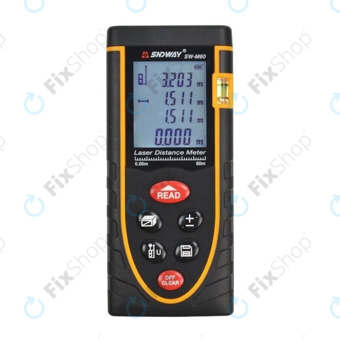 SNDWay SW-M60 - Règle électronique laser de haute précision (60 m)