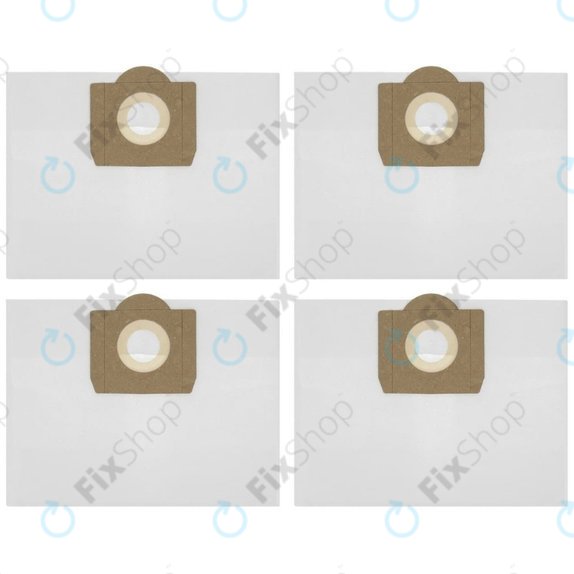 Sac à poussière, 4 pièces, Tissu non tissé pour Kärcher MV 3, WD 3, WD 3.000-series, A-series, SE-series