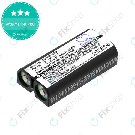 Batterie pour Sony MDR, BP-HP550-11, Ni-MH, 2.4V, 700mAh, HQ