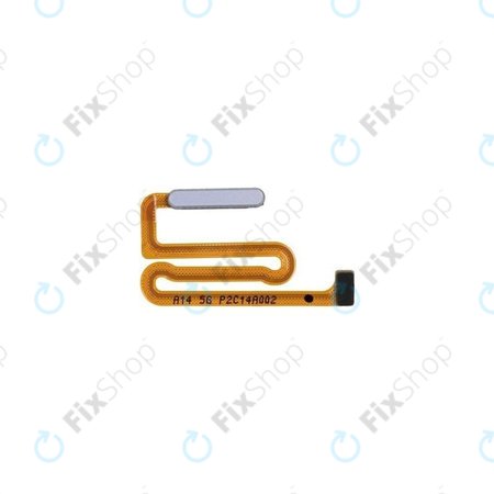 Samsung Galaxy A14 5G A146B - Capteur d'empreintes digitales + Câble flexible (Argent) - GH81-23300A Genuine Service Pack