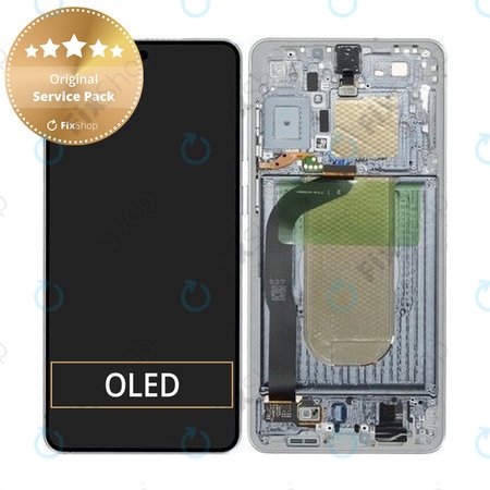 Samsung Galaxy S25 Edge - Ecran LCD + Ecran Tactile + Cadre (Titanium Silver) - GH82-37224A Genuine Service Pack