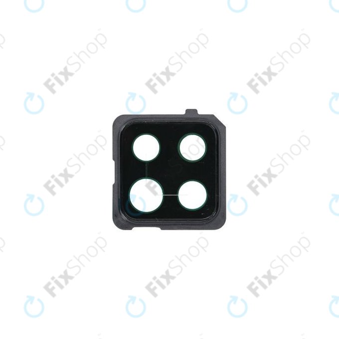 Samsung Galaxy A42 5G A426B - Cadre en verre pour caméra arrière (Prism Dot Black) - GH98-45934A Genuine Service Pack