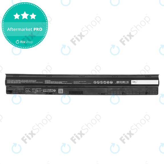 Batterie pour Dell Inspiron 14, 15, 17, Vostro 14, 15, 2600mAh, Li-Ion, 14.8V, GXVJ3, HQ
