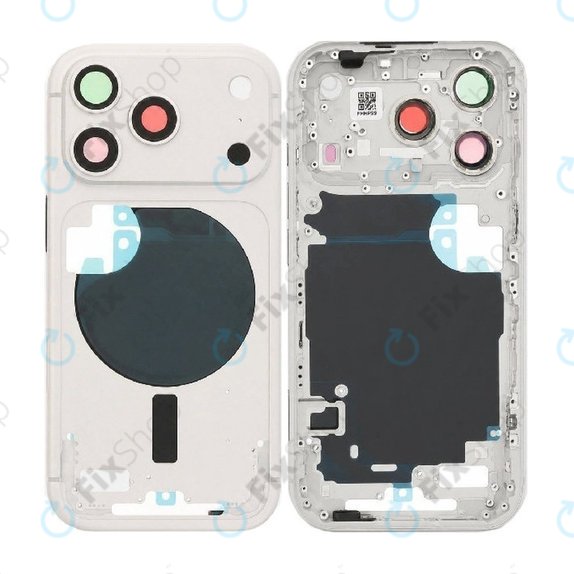 Boîtier arrière pour iPhone 17 Pro, Silver