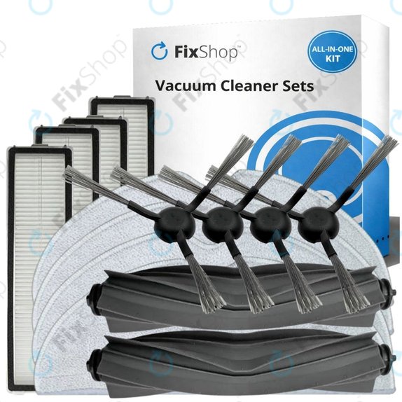 Kit de pièces de rechange pour Dreame Mova S10 (2x Brosse principale, 4x Filtre, 4x Brosse latérale, 4x Chiffon de vadrouille)