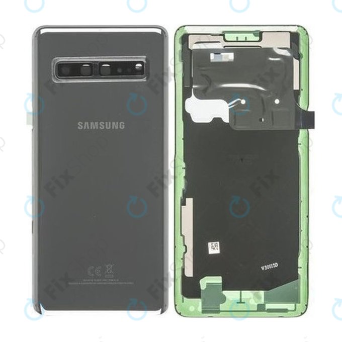 Samsung Galaxy S10 5G G977B - Cache batterie (Noir Majestic) - GH82-19500B Genuine Service Pack