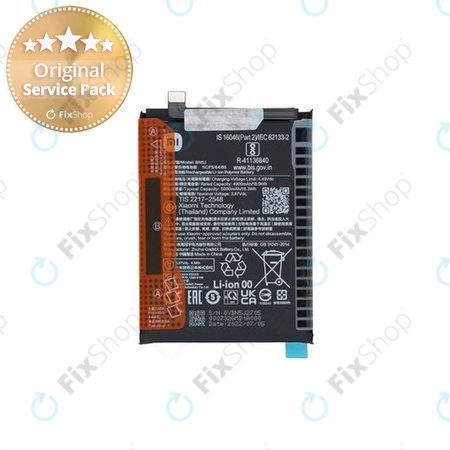 Xiaomi 12T, 12T Pro, Poco X5, Redmi Note 12 - Batterie BN5J 5000mAh - 46020000F41Y Genuine Service Pack