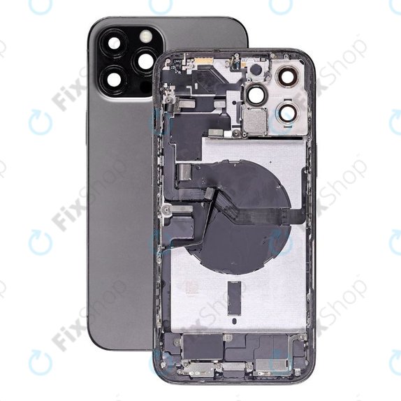 Apple iPhone 12 Pro Max - Petites pièces du boîtier arrière (graphite)
