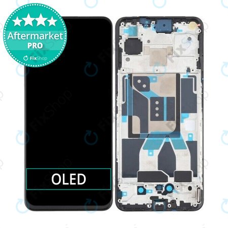 Realme GT 5G RMX2202 - Écran LCD + Écran tactile + Cadre (Noir) OLED