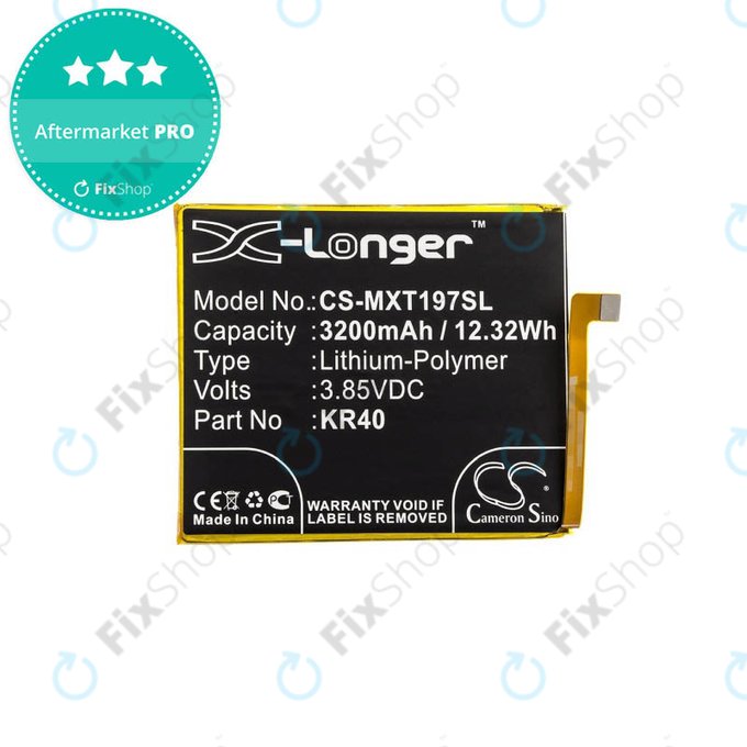 Motorola One Vision - Batterie KR40 3200mAh HQ