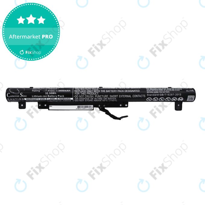 Batterie pour Lenovo Flex 2 14, 15, 4400mAh, Li-Ion, 7.4V, L13M4A61, HQ