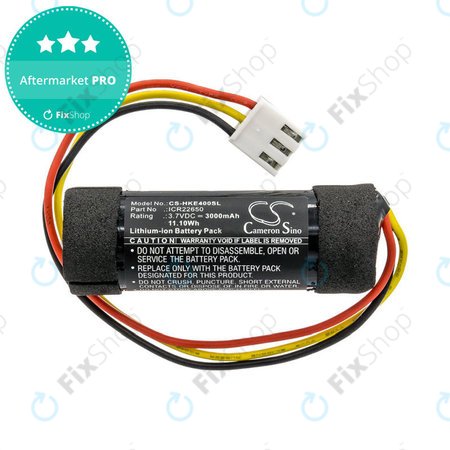 Batterie pour Harman/Kardon Onyx Studio 4, 3000mAh, Li-Ion, 3.7V, ICR22650, HQ