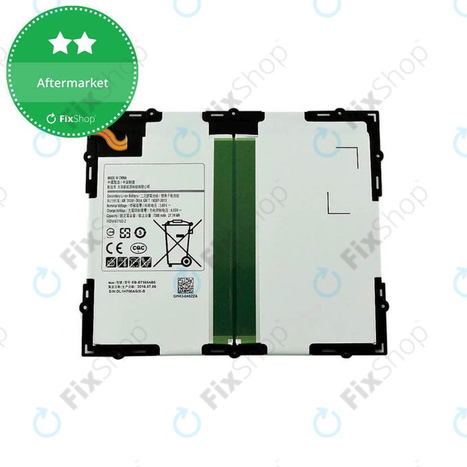 Samsung Galaxy Tab A 10.1 - T580, T585 - Batterie EB-BT585ABE 7300mAh