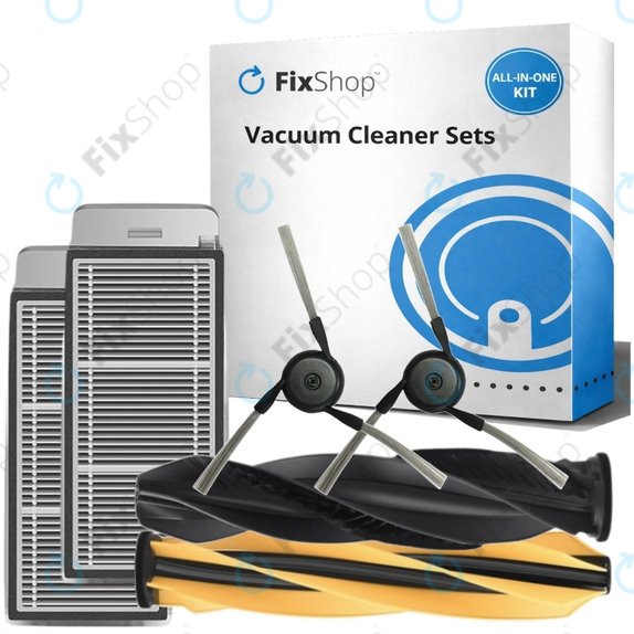 Kit de pièces de rechange pour Dreame X50 Ultra, L50 Ultra, L40s Ultra, L40s Pro Ultra, X50 Master, Mova V50 (1 paire de brosses principales, 2x Filtre, 2x Brosse latérale)