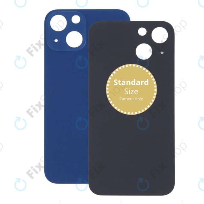 Apple iPhone 13 Mini - Verre du boîtier arrière (Bleu)