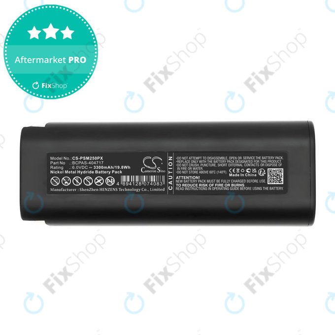 Batterie pour Paslode 900400, 3300mAh, Ni-MH, 6V, 404400, BCPAS-404717, HQ