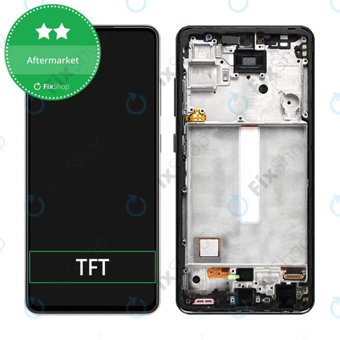 Samsung Galaxy A52 5G A526B, A52s 5G A528B - Écran LCD + Écran tactile + Cadre (Awesome Black) TFT