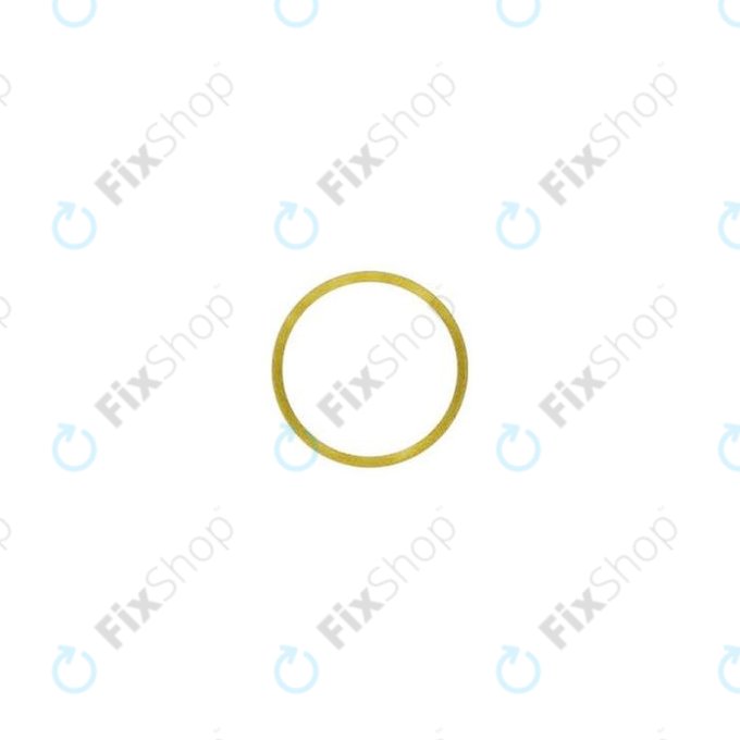 Apple iPhone XR - Cadre d'objectif de caméra arrière (Jaune)